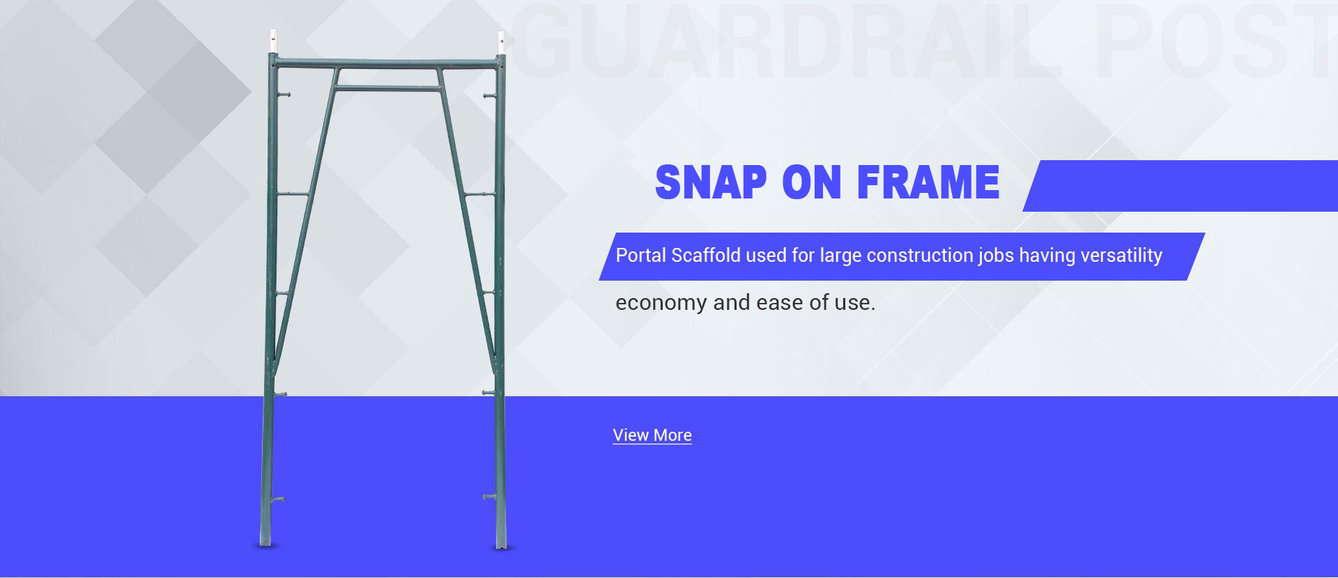 SNAP ON FRAME