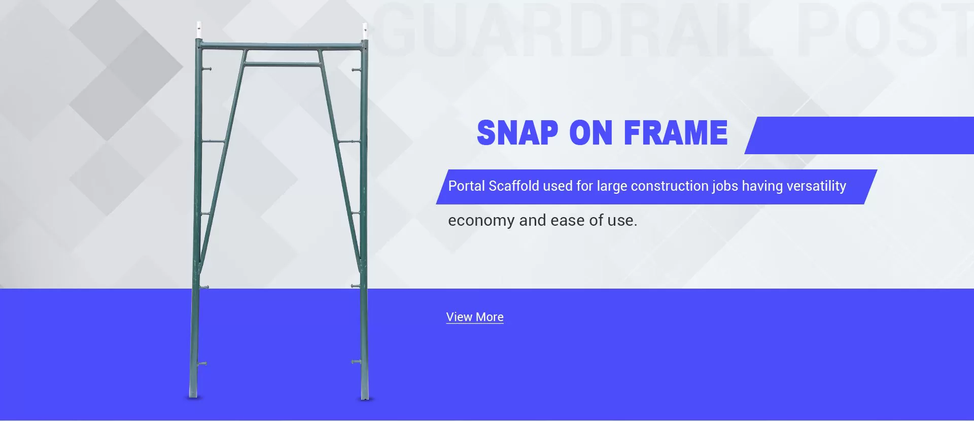 SNAP ON FRAME
