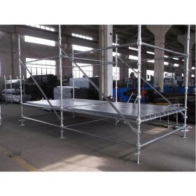 Cuplock scaffolding diagonal clamp