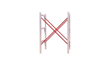 How do I maintain scaffolding equipment?
